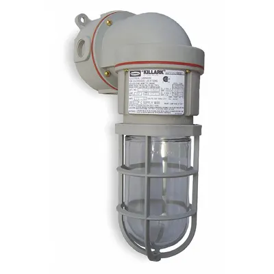KILLARK Incandescent Light Fixture: 2,087 lm, T2B Temp Code, 150 W, 120/277V AC - Bulb-Dependent Jelly Jar Hazardous Location Lights