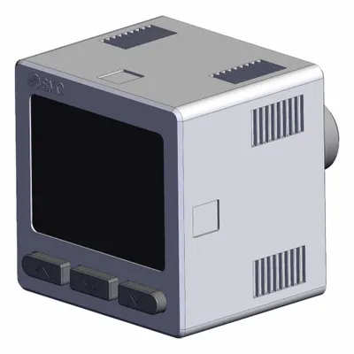 SMC High Precision Pressure Switch: 1/8 in Port Size, 2 NPN/PNP Outputs Open Collector - High Precision Vacuum Pressure Switches