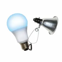 Clamp Lamp Grow Fixture: Bulb Included, For Bulb Type A, 120V AC, LED, 2 ft Max Mounting Ht, 660 W (MPN 602278)