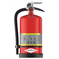 Class ABC fire extinguisher rated 2A:40B:C, charged with monoammonium phosphate. Suitable for fires involving ordinary combustibles, flammable liquids, and energized electrical equipment. Commonly used in industrial facilities, warehouses, and commercial buildings requiring multi-hazard protection