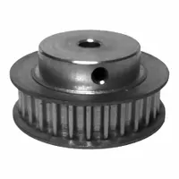 DAYTON Timing Pulley: Curvilinear, Fixed, For 9 mm Belt Wd, 28 Teeth, 5 mm Pitch, Aluminum (MPN 28-5M09-6FA3)