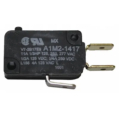 Honeywell V7-2B17E9 Plunger Snap-Action Switch, 11 A @ 277 V, Quick Connect - Plunger Snap-Action Switches