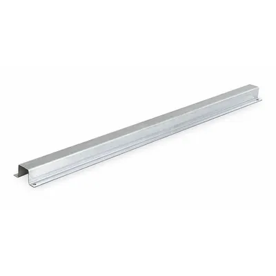 STEEL KING Hat Shaped Pallet Support: 3 in x 42 in x 1 1/2 in, Steel, Zinc-Plated - Crossbars for Pallet Racks