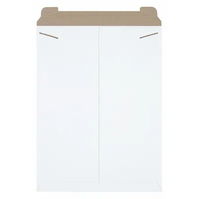 STAYFLATS Mailer Envelopes: 18 in x 24 in, 18 in x 24 in, 0.028 in Material Thick - Stayflat Tab-Locking Chipboard Mailers