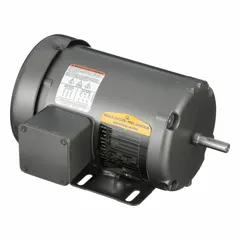 BALDOR M3464 is a 3/4 hp, 1,800 RPM, 3-phase AC motor with a rigid base mount and TEFC enclosure. It operates on 208-230/460V AC, drawing 3.2-3/1.5 A full load current. Suitable for powering pumps, fans, conveyors, and compressors in industrial environments.