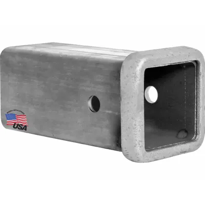 BUYERS PRODUCTS Receiver Tube: 3 in Compatible Hitch Size, 8 in Overall Lg - Receiver Tubes