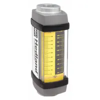 HEDLAND Mechanical Flowmeter: Petroleum Fluid Meter, Scale, Variable Area, Inline, Universal, NPTF (MPN H801A-050)