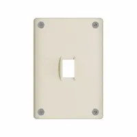 LEGRAND Wall Plate: Toggle, 1 Gang, Ivory, Jumbo Size (MPN WSP31S1IVYPS)