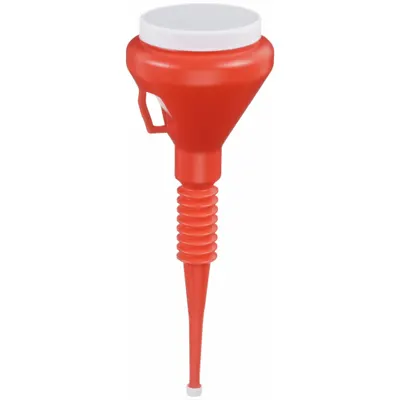 FUNNEL KING Capped Funnel: Polyethylene, 48 fl oz Fluid Capacity, 4 in Overall Dia - Funnels with End Caps