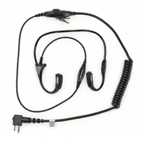 MOTOROLA Temple Transducer: Fits Motorola, For CLS/DLR/DTR/RD/RM Series, Behind-the-Head, Black (MPN RMN5114)