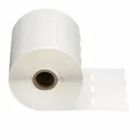 Wraparound Label: 1 1/2 in x 1 in, 4 in, Self-Extinguishing Vinyl, White (Matte) (MPN S100X150VA1Y)