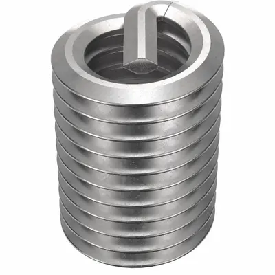 HELI-COIL Free-Running Tanged Helical Insert, M6-1.00, 100 PK - Free-Running Tanged Helical Inserts