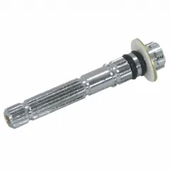 Replacement spindle kit for Sentinel Mark II series shower faucet valves. Includes O-rings for installation. Used to repair or rebuild the valve assembly in shower systems, restoring water flow and temperature control.