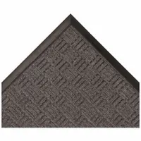 Entrance Mat: Parquet, Outdoor, Heavy, 3 ft x 4 ft, 3/8 in Thick, Polypropylene, Rubber, Grays (MPN 8DYD4)