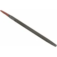 Machinists File: Round, Double-Cut, Double Edge Cut, Bastard Cut, 6 in Lg without Tang, 1/4 in Wd (MPN 78396100)