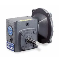 BOSTON GEAR Speed Reducer: 25:1, 70 RPM, 0.5 hp Input Max, 350 in-lb Output Max, Round, 56C (MPN F715-25-B5-G)