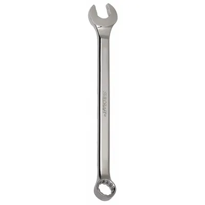 ABILITY ONE Combination Wrench: Alloy Steel, Chrome, 19 mm Head Size, 10 3/4 in Overall Lg - Metric 12-Point Combination Wrenches