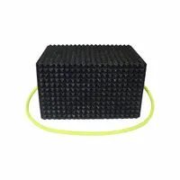 Cribbing Suport Block: Cribbing Block, HDPE/LDPE, 25 ton Load Capacity Vertical, 10 in Overall Lg (MPN 15236)
