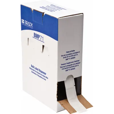 BRADY BM-64-427 Precut Label Roll - Brady Precut Label Rolls
