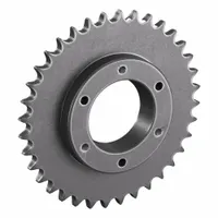 TSUBAKI Sprocket: For 40 Chain, 36 Teeth, 5.737 in Pitch Dia, 6.02 in Outside Dia, Steel (MPN 40SDS36)