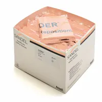 Wall mount holder for storing patient transfer equipment such as slings or sheets. Made of clear LDPE with a 10 lb load capacity. Includes mounting hardware for installation. Dimensions: 6 1/2 in L x 6 3/8 in W x 8 1/4 in H