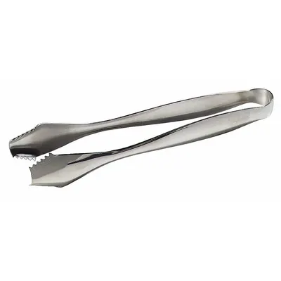 CARLISLE 7 in Stainless Steel Serving Tongs, Silver