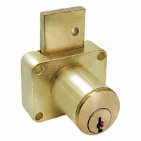 COMPX NATIONAL Deadbolt Lock: Keyed Alike, Horizontal Left, Rectangular, 1 15/64 in Body Ht, Steel (MPN C8178-915-4)