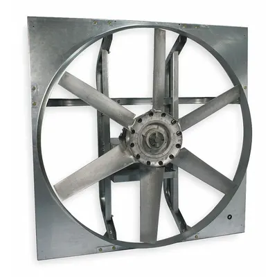Dayton Exhaust Fan: 24 in Blade - Belt-Drive Panel Exhaust Fans without Drive Package