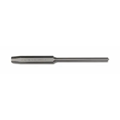 PROTO Pin Punch: 1/4 in Tip Dia, 7/16 in Shank Wd, 6 1/2 in Overall Lg, Hexagon - Roll-Pin Removing Punches