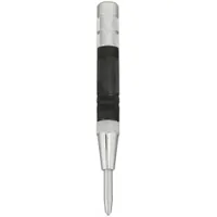Automatic Center Punch: 1/64 in Tip Size, Round, 9/16 in Shank Dia, 5 in Overall Lg, 3/8 in Taper Lg (MPN 18A)