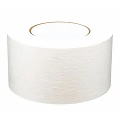 This pressure-sensitive paper tape features a kraft paper backing with a synthetic rubber resin adhesive. It is 3 inches wide and 60 yards long, suitable for sealing lightweight cartons, bundling, and general packaging applications.