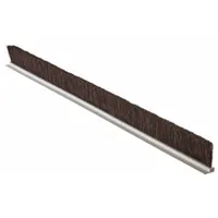 Strip Brush: 2 in Bristle Trim Ht, 0.008 in Bristle Dia, 6 ft Overall Lg, 5/16 in Backing Wd, Brown (MPN RPVC812072)