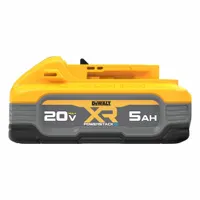 DEWALT Battery: 20V MAX*, 5 Ah, Battery Included, 20V DC (MPN DCBP520)