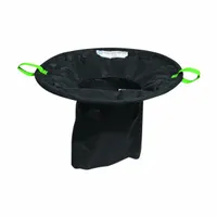 This adjustable-frame insert street drain filter captures sediment from stormwater runoff. It measures 25 inches in diameter and 18 1/2 inches in height. Suitable for use in municipal, industrial, and construction site drainage systems to reduce pollutant discharge