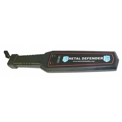 METAL DEFENDER Metal Detector: 1 1/2 in Scan Dp, 14 3/4 in L x 3 in W x 1 in H - Supplemental Wand Metal Detectors