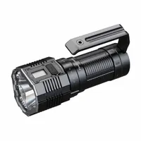 Handheld Light: Rechargeable, 21,000 lm Max., 3 hr Run Time at Max. Brightness, 3,560 ft Max Beam (MPN LR60RXBK)