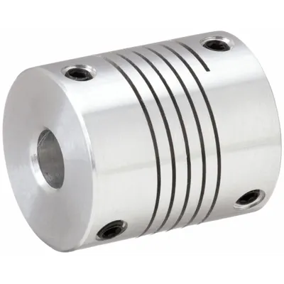 IFM E60063 Flexible Coupling, 19 mm OD, 22 mm Lg, Aluminum - Electrical