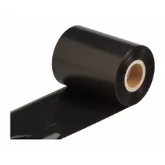 Black resin ribbon for the i7100 printer series. Smear-resistant and RoHS compliant. Used for printing durable identification labels in industrial environments.