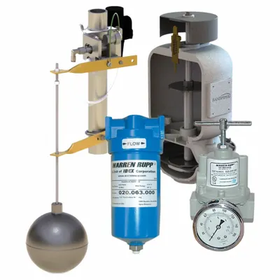 VERSAMATIC Surge Dampener: Auto Dampener, Aluminum, PTFE, 1/2 in NPT Inlet - Pulsation Dampeners