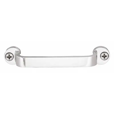SUGATSUNE Pull Handle: Unthreaded Holes, Stainless Steel, Silver - Standard Pull Handles