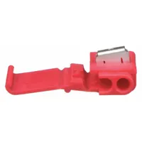 POWER FIRST Insulation Displacement Connector: 2 Ports, Red, 22 AWG – 16 AWG Run Size Range, 600 V (MPN 22EW60)