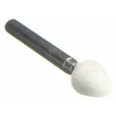 Aluminum Oxide Abrasive Point, Cone, 5/16 in Head Width, 3/8 in Head Length, 1 Piece