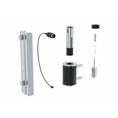 The IKA ELVAS-1 is a closed stainless steel chamber designed as a viscometer accessory. It provides a sealed environment for viscosity measurements, helping to maintain stable conditions during fluid testing in laboratory settings.