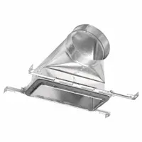 Vent Boot Hanger: 90° Boot Boot, 6 in Dia. 6 in H x 6 in W Collar Size, 4 in Compatible Register Ht (MPN SBS-4106 NB)