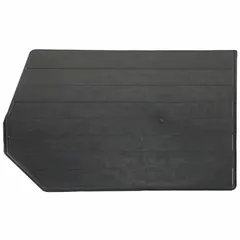 This bin divider is designed for use with hanging and stacking bins to organize small parts, tools, or components in industrial storage systems. It is not electrostatic discharge conductive, making it suitable for general workshop or warehouse applications where ESD protection is not required. Compatible with QUANTUM STORAGE SYSTEMS model QUS270.