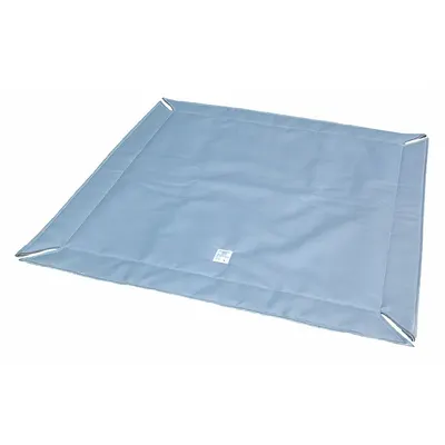 BRISKHEAT Insulated Tote Cover: Top Only, IBC Totes, White - Drum & IBC Tote Insulators