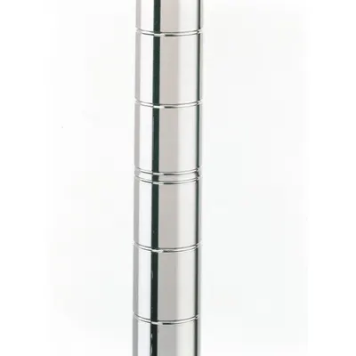 METRO Industrial Wire Shelving Post: 86 in x 1 in, Stainless Steel, Split Sleeve - Corrosion-Resistant Wire Shelving Posts for Harsh Environments