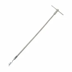 APPROVED VENDOR Packing Extractor, Flex Shaft, Corkscrew Tip, 3/8 in Dia