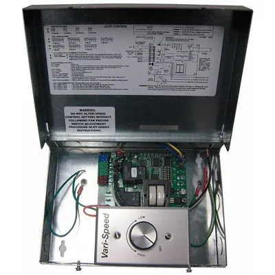 TJERNLUND Universal Control Board: Dial, 1 Switches or Dials, 120V AC, Steel Plate - Dial Fan Speed Controls