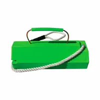 Aviation Chock: Urethane, 20 in Overall Lg, 8 in Overall Wd, 6 1/2 in Overall Ht, 1 Chocks, Green (MPN AC6820QLRCH-FLG)